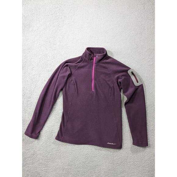 Eddie Bauer Sweaters - Eddie Bauer First Ascent Fleece Pullover Womens Small Sweater Jacket Purple